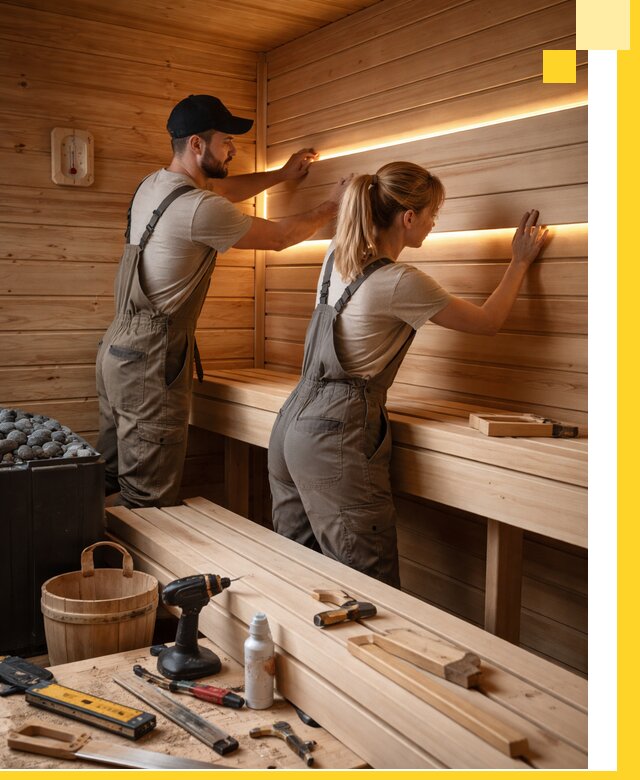 Дизайн саун и бань под ключ с индивидуальным проектом в Саянске