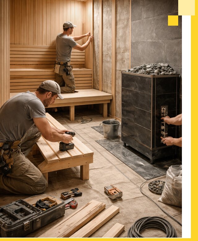 Дизайн и строительство интерьерных саун под ключ в Саянске