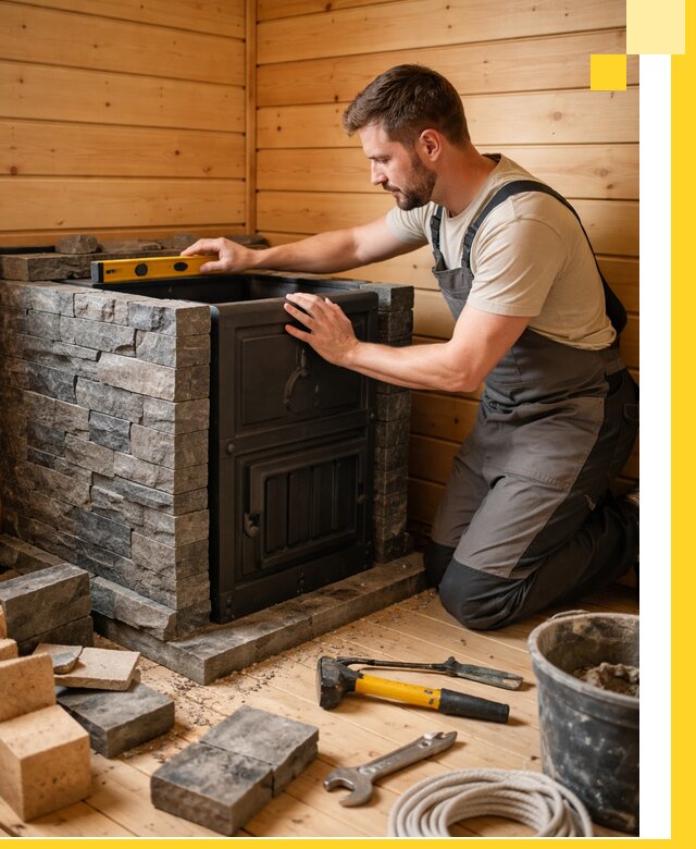 Производство и установка печей для саун под ключ в Саянске