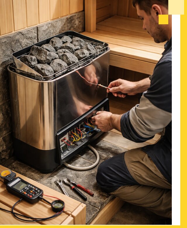 Продажа и установка электрокаменок для саун в Саянске