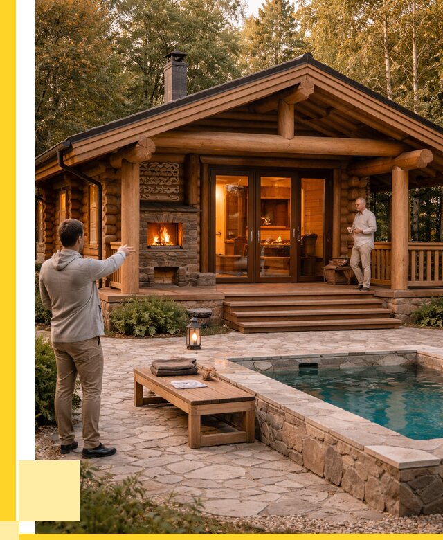 Проекты бань и хамам в Саянске от 25435 р. | ЭриданСск