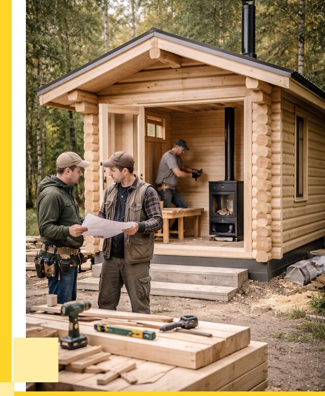 Монтаж бань под ключ в Саянске — от 203480 р. | ЭриданСск