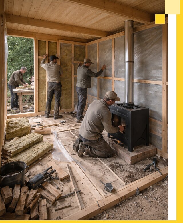 Профессиональный монтаж бань под ключ в Саянске для дома