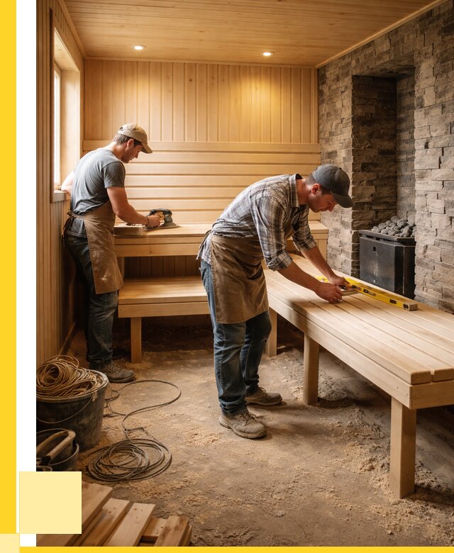 Отделка бани в Саянске: внутренняя отделка от 3052 р. | ЭриданСск