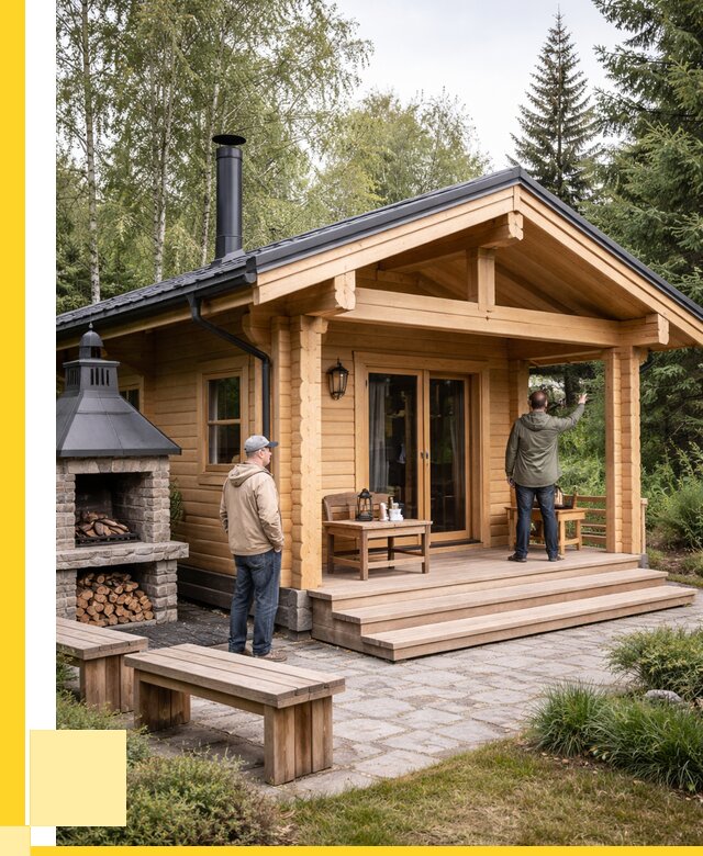 Деревянные бани под ключ в Саянске от 457830 р. | ЭриданСск