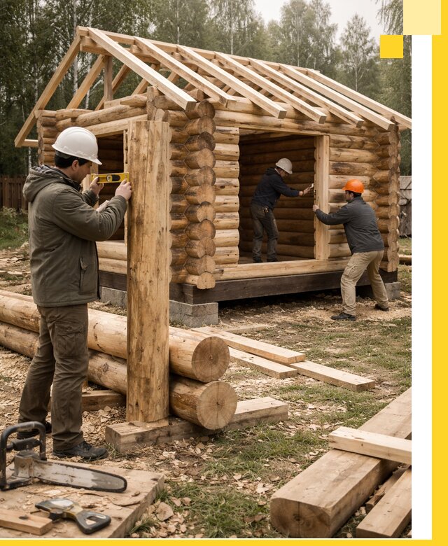 Строительство бань для дачи под ключ в Саянске с доставкой и монтажом