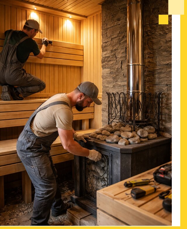 Комплексный дизайн бань, саун и зон отдыха в Саянске