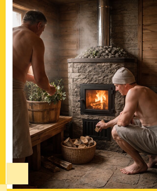 Банные печи под ключ в Саянске от 45783 р. | ЭриданСск кирпичная