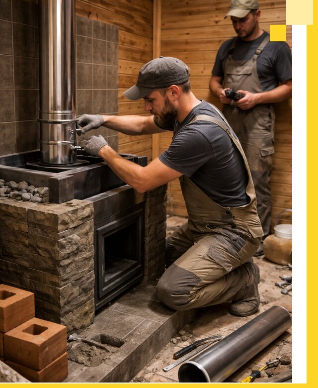 Изготовление и установка банных печей под ключ в Саянске