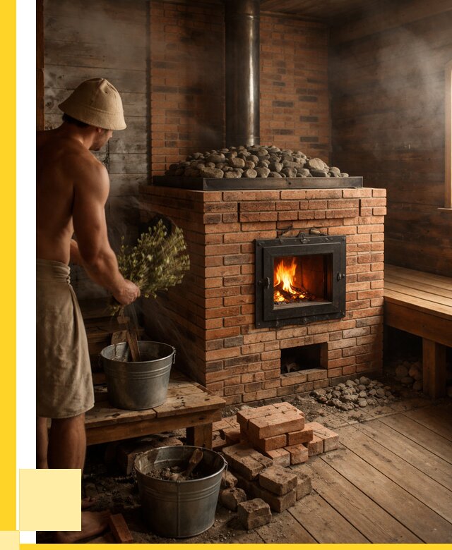 Кирпичные банные печи в Саянске от 91566 р. | ЭриданСск