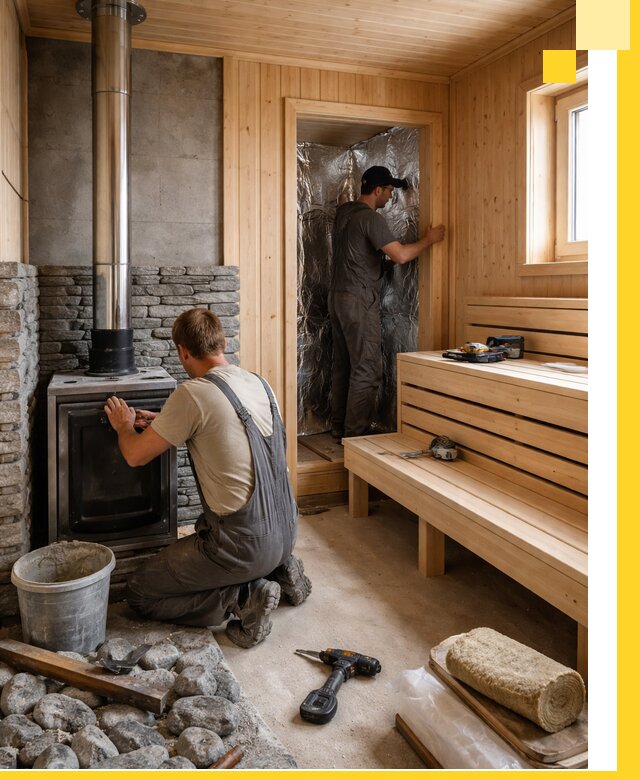 Строительство и изготовление бань под ключ в Саянске