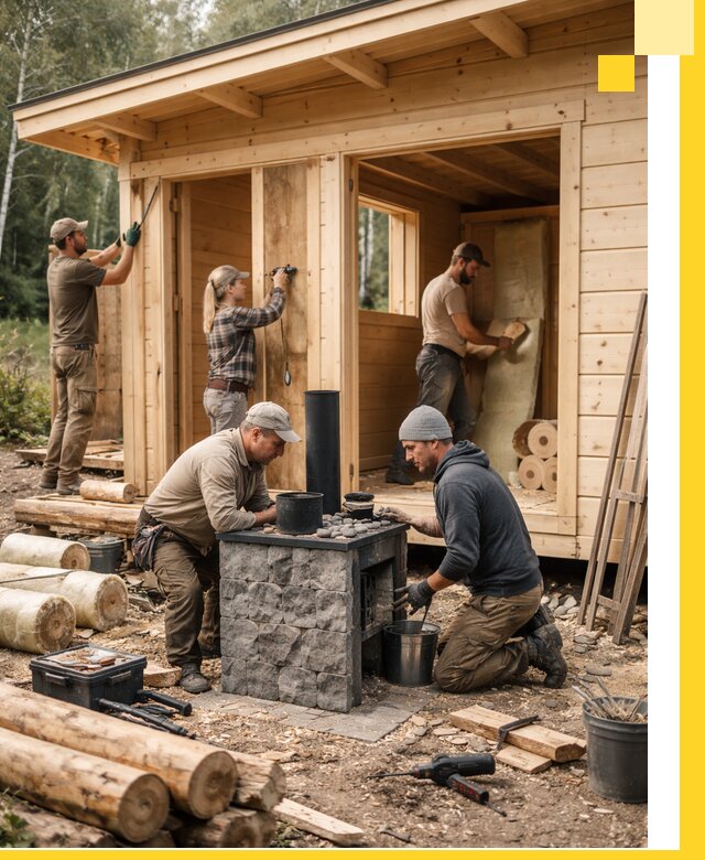 Купить баню под ключ в Саянске строительство монтаж отделка