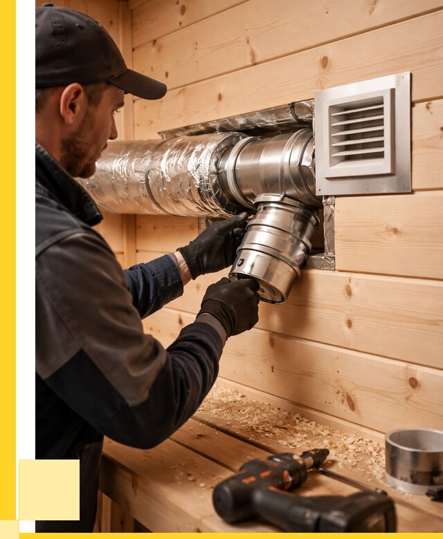 Монтаж вентиляции бани в Саянске от 12209 р. | ЭриданСск