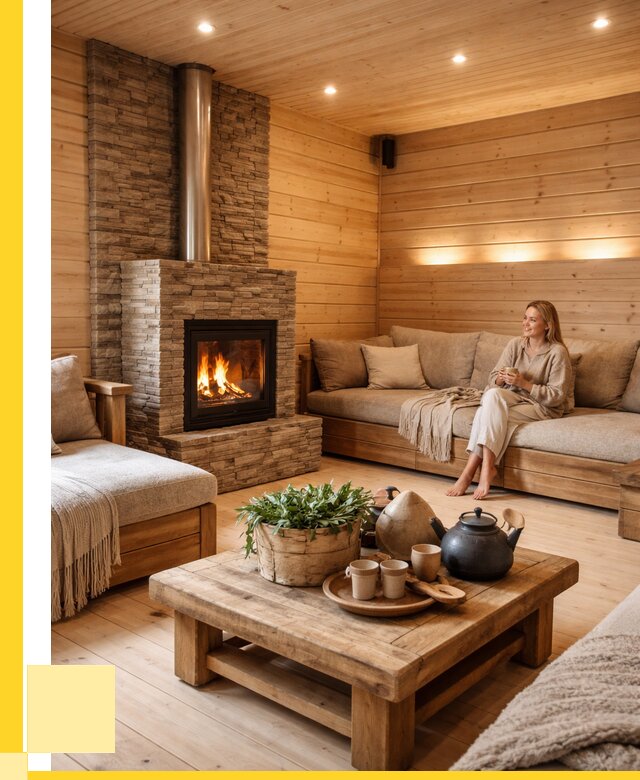 Проект бани с комнатой отдыха в Саянске от 35609 р. | ЭриданСск