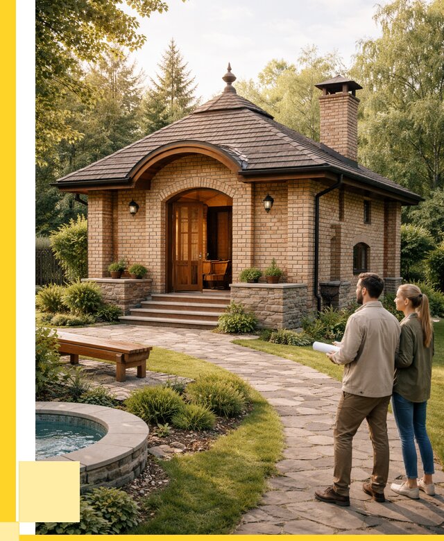 Проект кирпичной бани в Саянске от 30522 р. | ЭриданСск