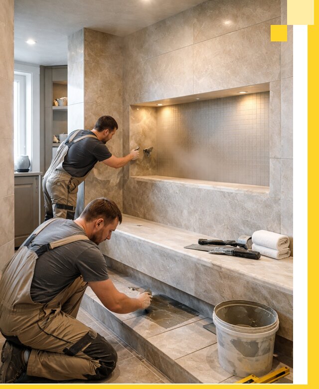 Профессиональное строительство хамама в квартире в Саянске