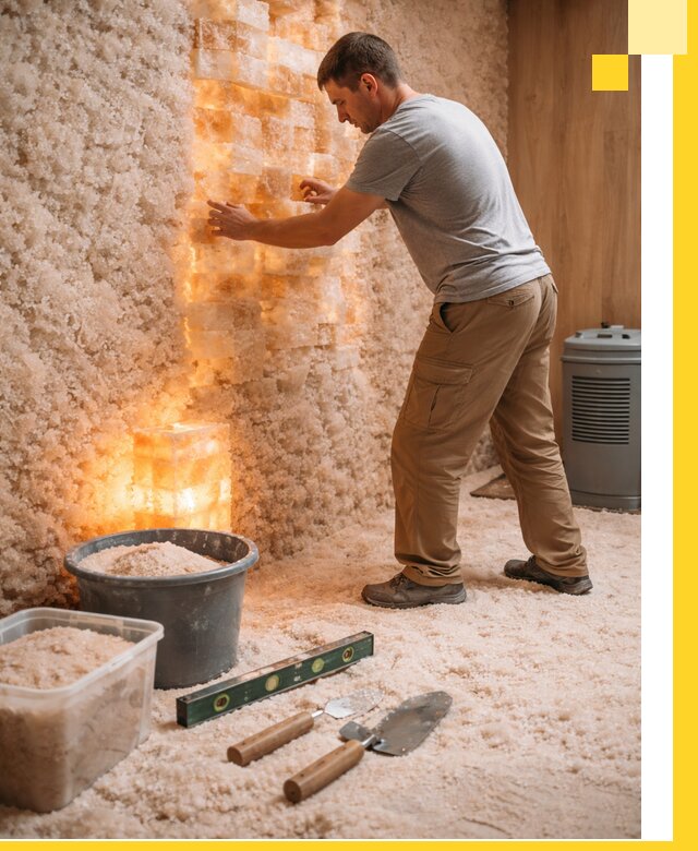 Проектирование и монтаж соляных комнат в Саянске под ключ