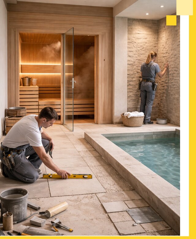 Комплексный дизайн и отделка интерьеров SPA под ключ в Саянске